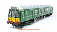 7D-009-002 Dapol Class 121 DMU number W55027 in BR Green livery with small yellow panel